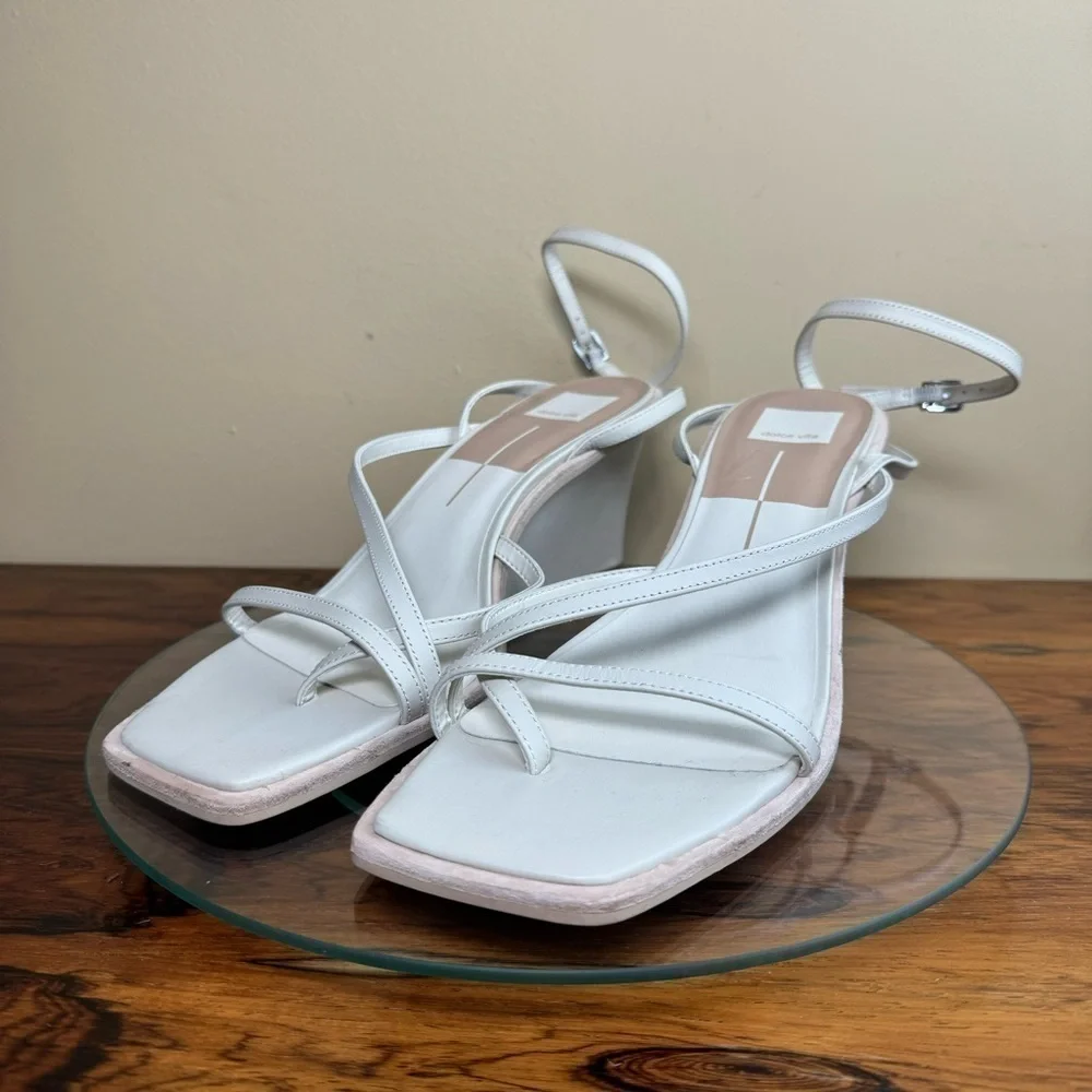 Dolce Vita Gemini Wedges - ivory leather
